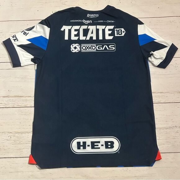 Puma Monterrey F.C 3rd Kit Soccer Jersey Blue Size Men's Medium 706012-01 - Picture 2 of 11